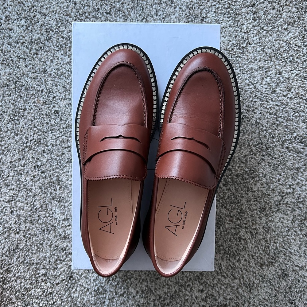 AGL Brown Loafers size 37